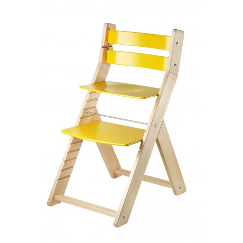 Wood Partner SANDY Studentská rostoucí židle natur žlutá