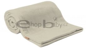 Deka fleece 70 x 100 cm s výšivkou Emitex béžová DOPRODEJ