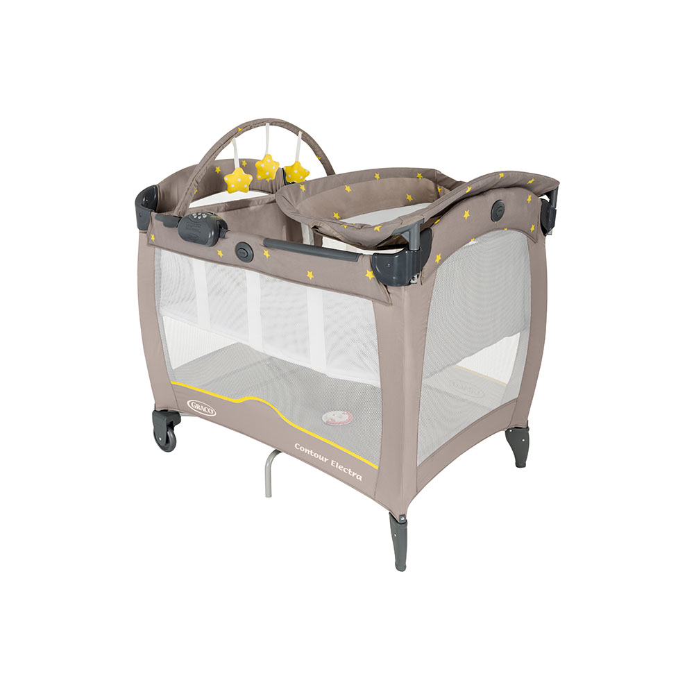 Graco Contour Electra cestovní postýlka 2015 neon sand