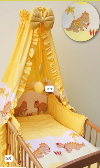 Scarlett Dráček žlutý povlečení 2 díly