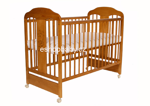 Tomi XIV Slon postýlka borovice 120x60 medová