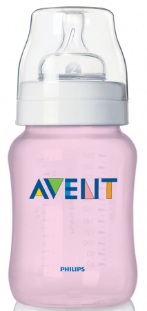 Láhev (PP) bez BPA, 260 ml speciální edice Avent růžová