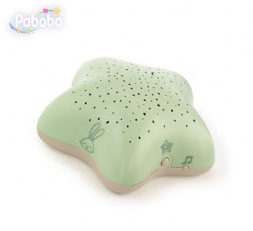 Pabobo Musical Star Projector - baterie green nature