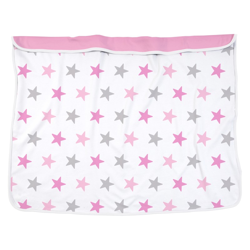 Dooky Blanket deka pink stars