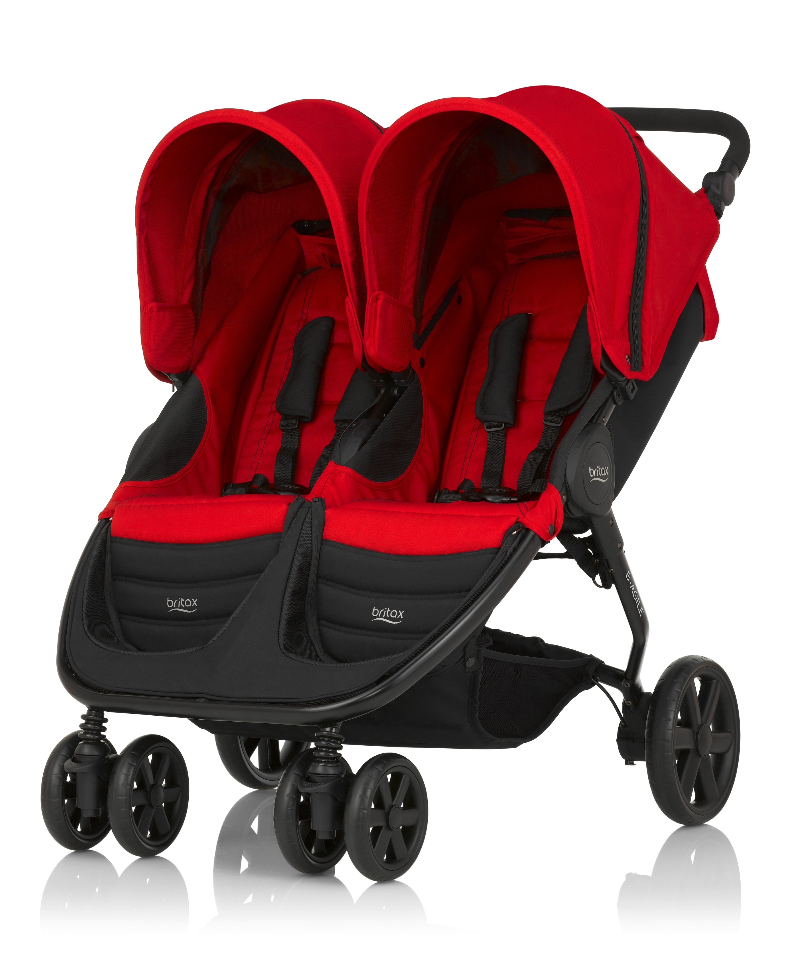 Britax B-Agile DOUBLE 2016 Flame Red