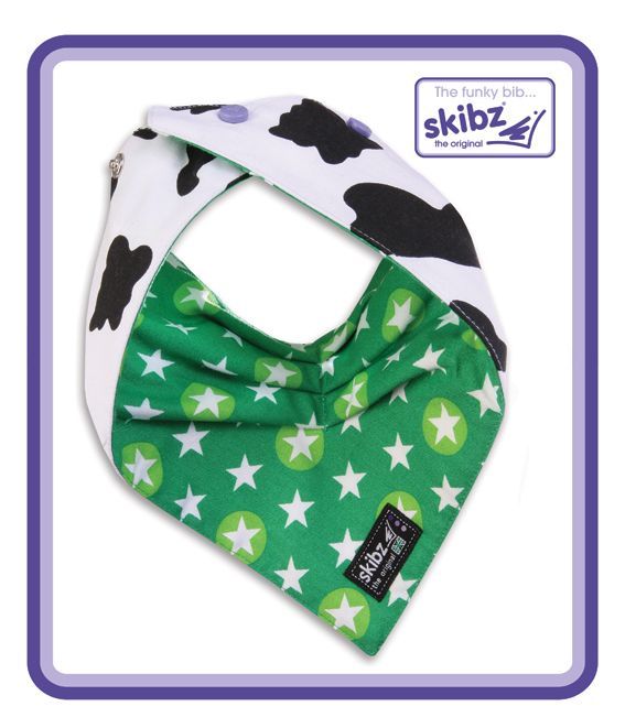 Skibz Doublez tkaná bavlna šátek cowprint/star bright