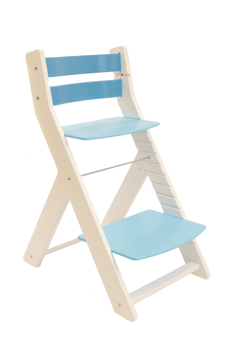 Wood Partner MONY Studentská rostoucí židle bílá modrá