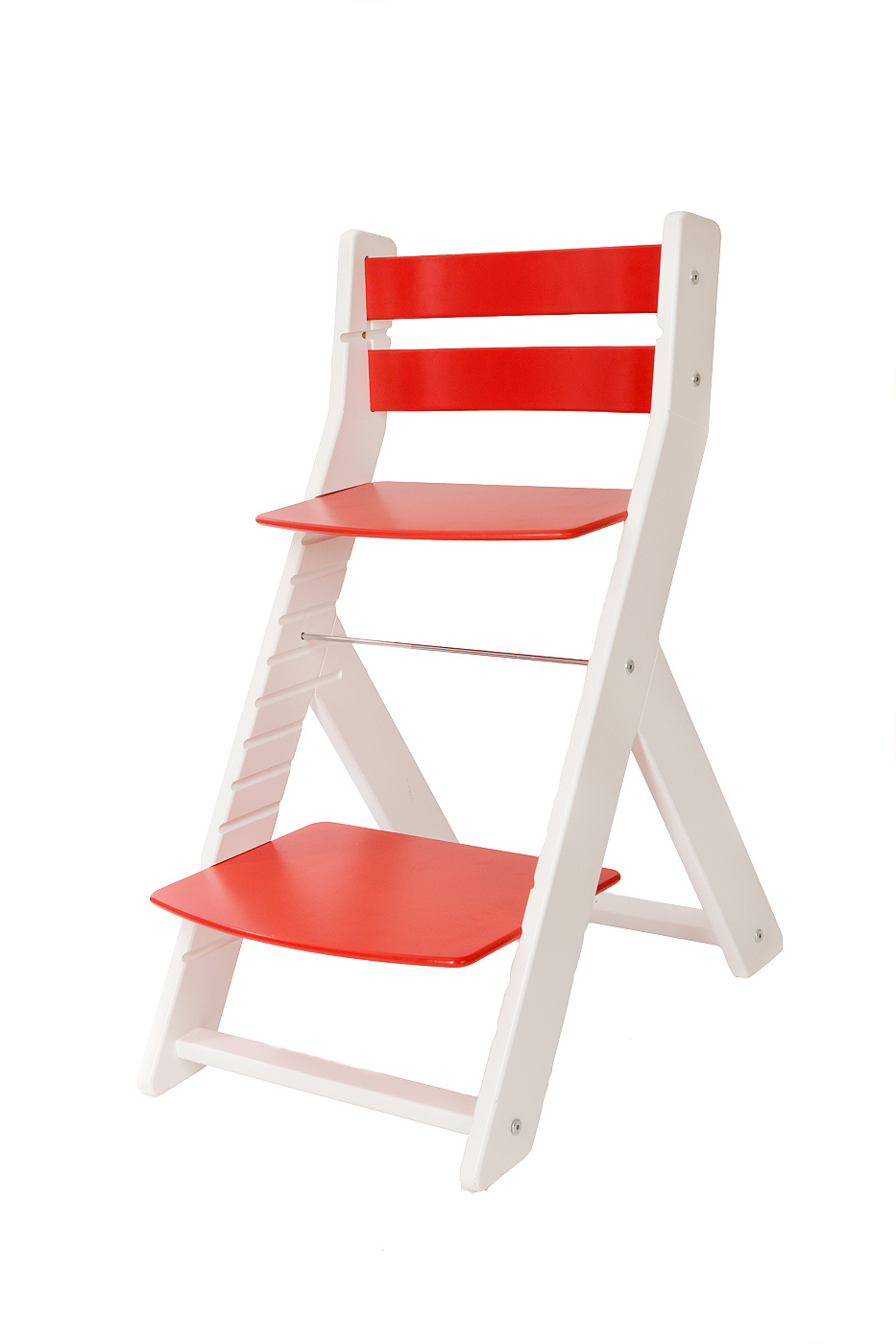 Wood Partner MONY Studentská rostoucí židle bílá červená