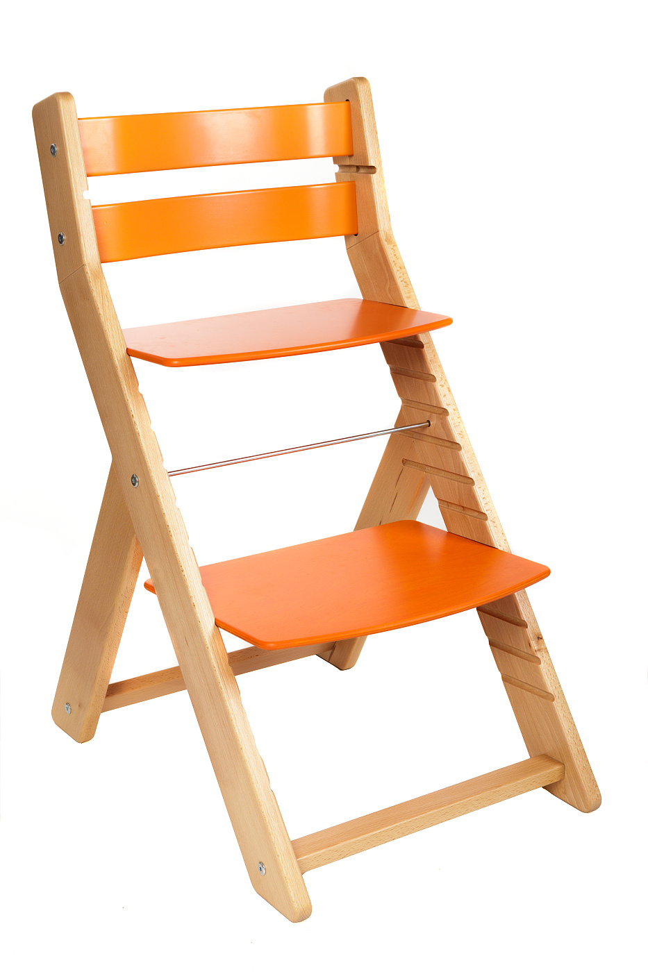 Wood Partner MONY Studentská rostoucí židle natur oranžová