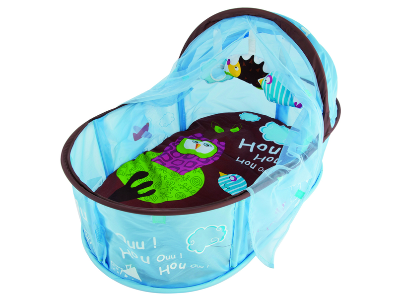 Cestovní postýlka pro miminko Nomad modrá