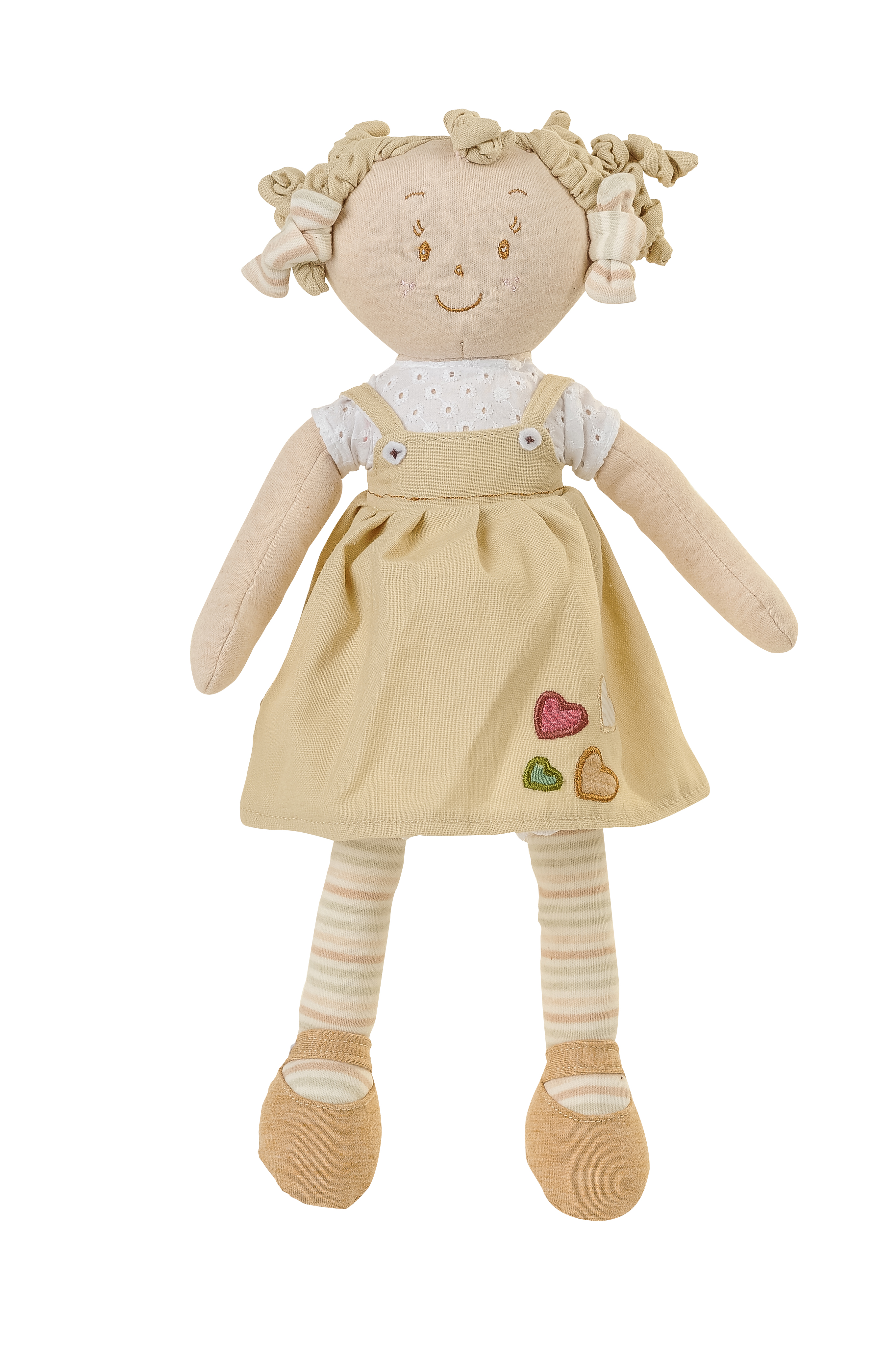 Hračka panenka Lilly žlutá 37cm, 0m+