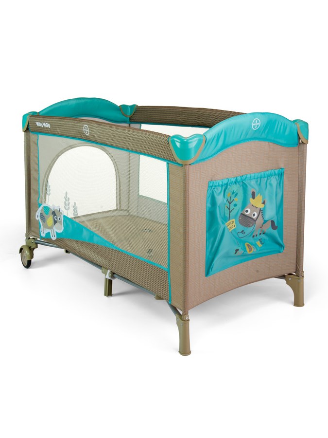 Cestovní postýlka Milly Mally Mirage khaki cow