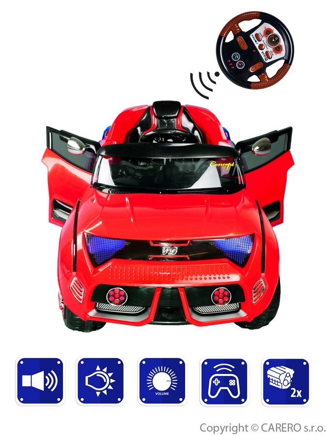 Elektrické autíčko Bayo GARI red