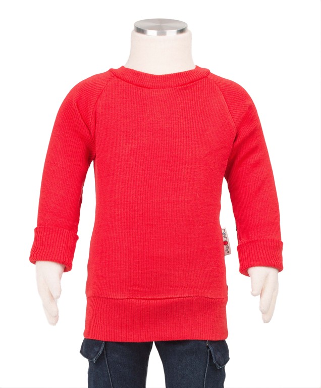 Manymonths pulovr merino 16 Poppy Red-Innovator...5-7/7,5 let