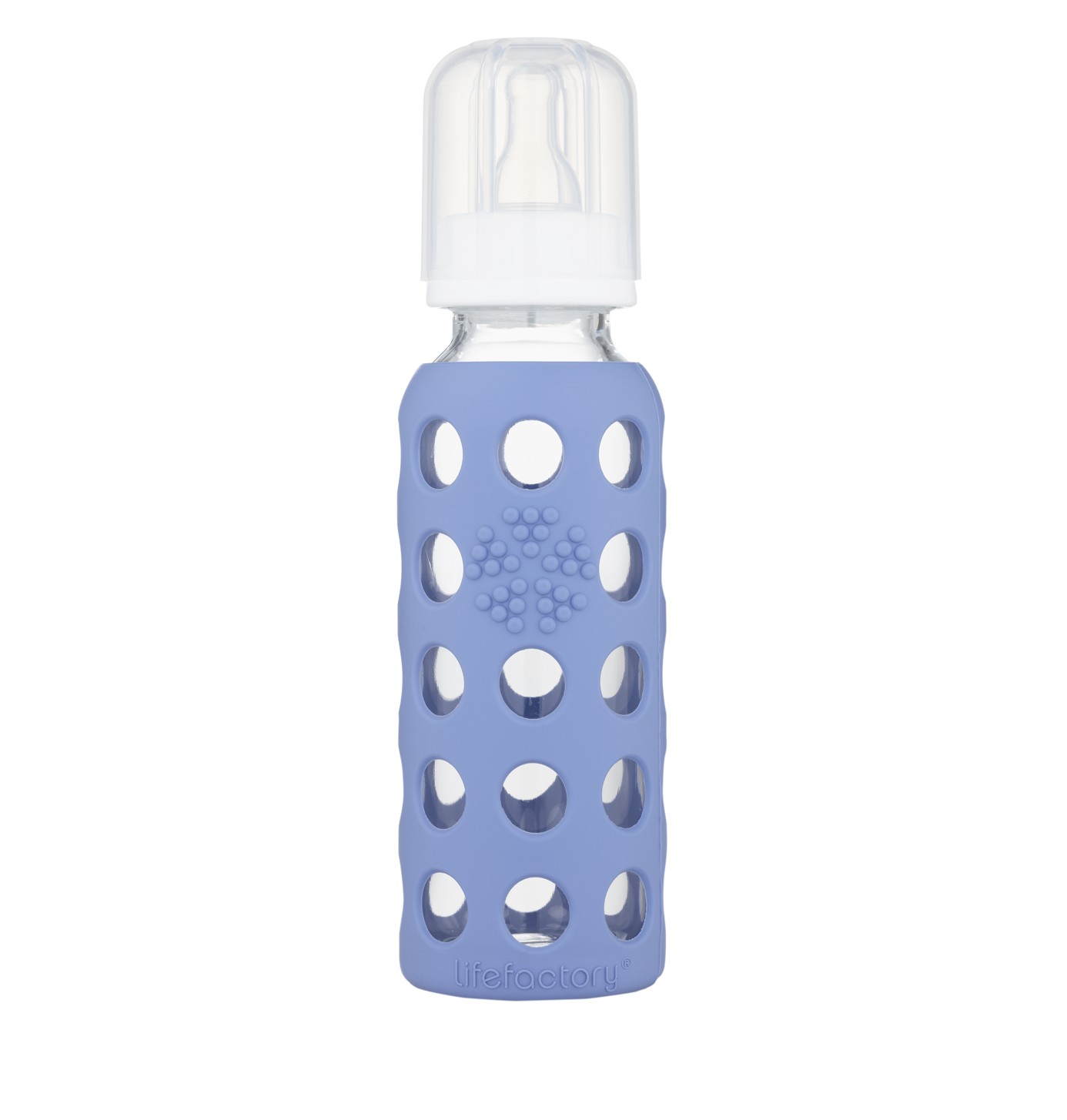 Lifefactory kojenecká láhev 250ml BlueBerry