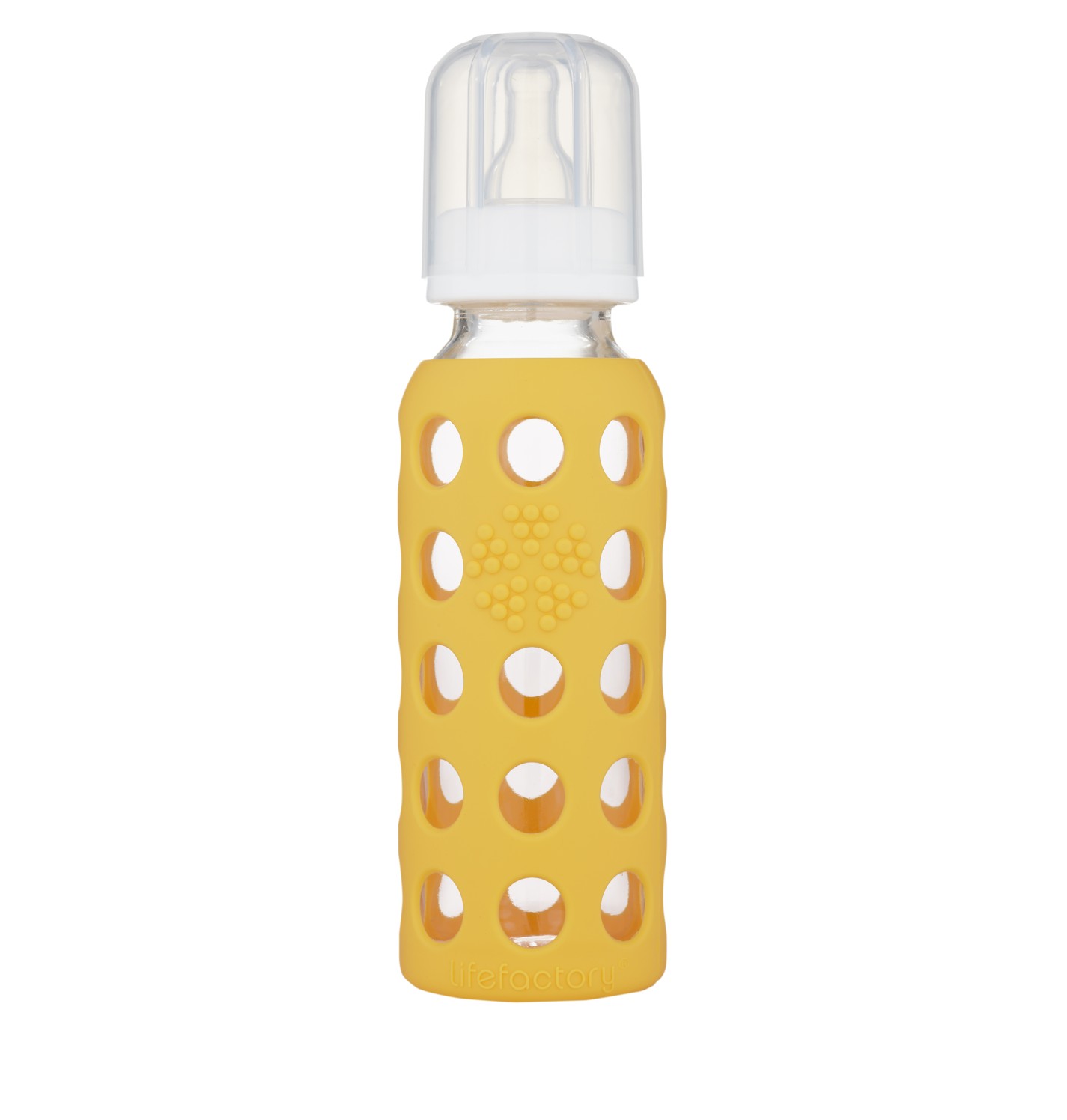 Lifefactory kojenecká láhev 250ml Mango