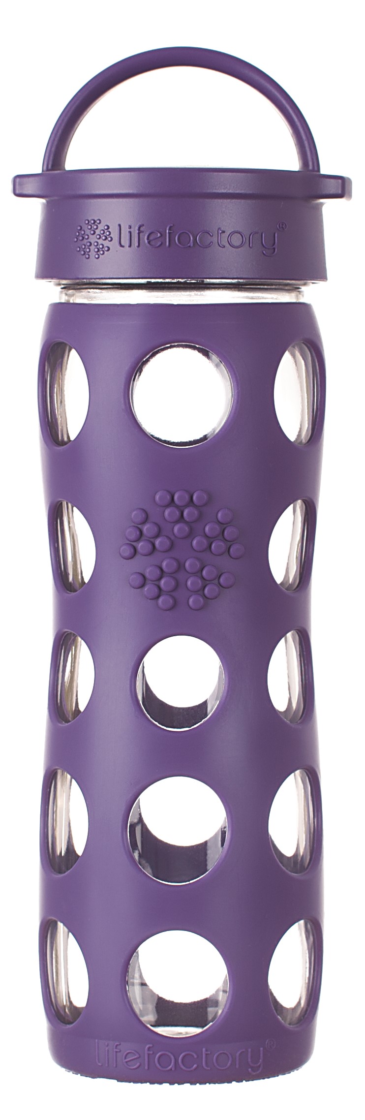 Lifefactory láhev s klasickým uzávěrem 475ml purple