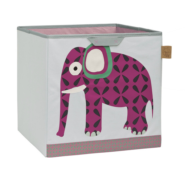 Lässig Toy Cube Storage Wildlife elephant