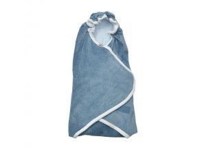 LODGER Wrapper Newborn Scandinavian Flannel Steel-Grey