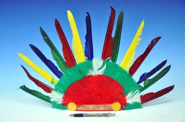 Indiánská čelenka 60x35cm v sáčku karneval