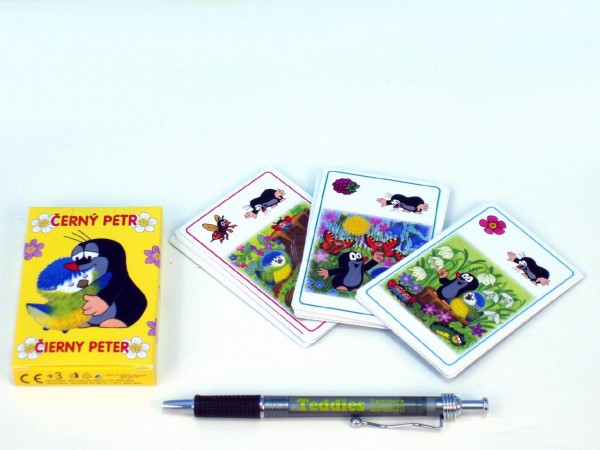 Černý Petr Krtek a sýkorka společenská hra - karty v papírové krabičce