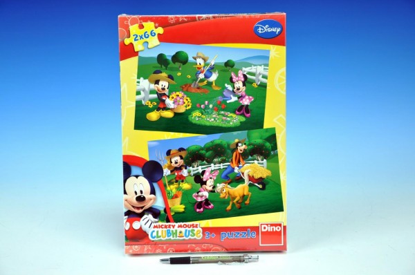 Puzzle Minnie 2x66dílků 32,3x22cm v krabici