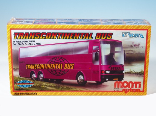 Stavebnice Monti 32 Transcontinental Bus v krabici