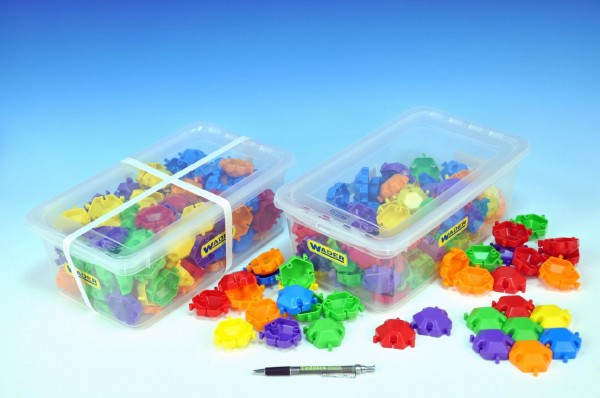 Kostky Puzzle plast 120ks v plastovém boxu Wader
