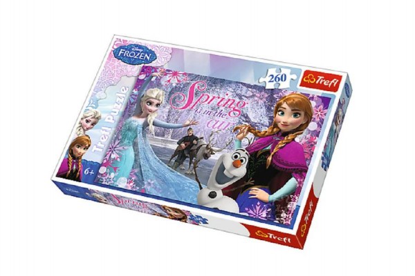 Puzzle Ledové království/Frozen 260 dílků 60x40cm v krabici