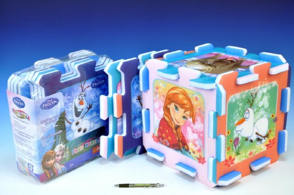 Pěnové puzzle Ledové království/Frozen 32x32x1cm 8ks v sáčku
