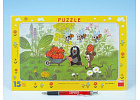 Puzzle deskové Krtek na výletě 15 d.