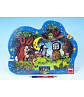 Puzzle Večer u Krtečka 25d. kontura