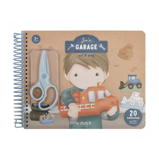 Kniha s vystřihovacími auty Jim Kniha s vystřihovacími auty Jim