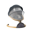 Houpací lehátko elektrické Ashlee Dark Grey