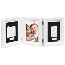 Dřevěný rámeček pro otisk My Baby Touch Double White & Black