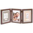 Dřevěný rámeček pro otisk My Baby Touch Double Brown