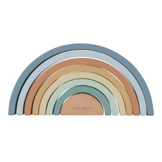 Skládačka dřevěná duha Forest Friends