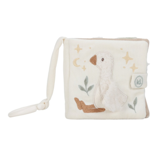 Závěsná textilní knížka s aktivitami Newborn Naturals