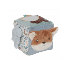 Kostka textilní s aktivitami Forest Friends