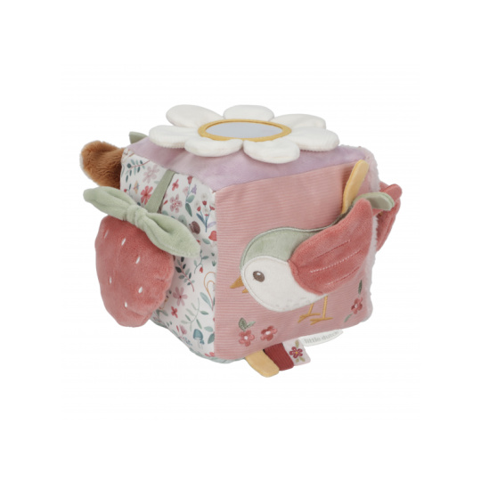 Kostka textilní s aktivitami Fairy Garden Kostka textilní s aktivitami Fairy Garden