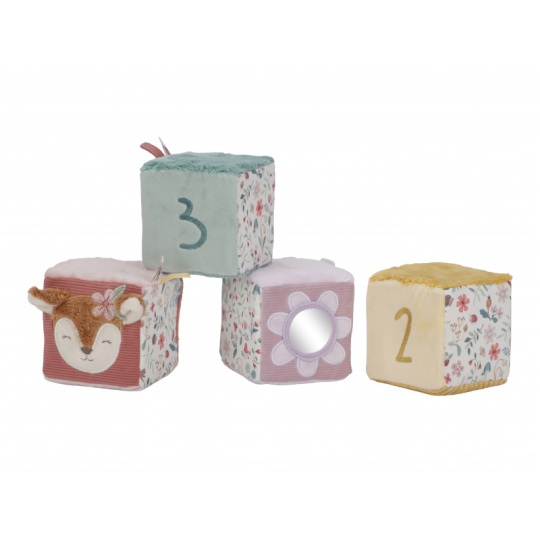 Kostky textilní 4 ks Fairy Garden