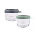 Kelímky na jídlo skleněné 2x 150 ml Green Grey