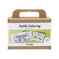 Kreativní sada Mini Craft Kit Textile Colouring Butterflies
