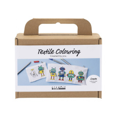Kreativní sada Mini Craft Kit Textile Colouring Robot