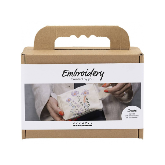 Kreativní sada Vyšívaná toaletní taška