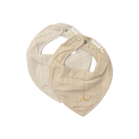 Bryndáček bandana 2 ks Pure Soft Beige