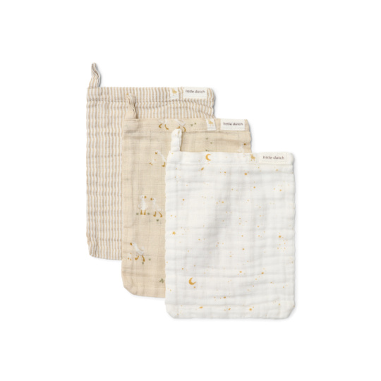 Žínky 3 ks Husa Newborn Naturals