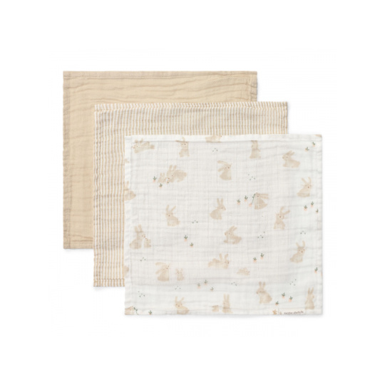 Ubrousky mušelínové 3 ks Baby Bunny