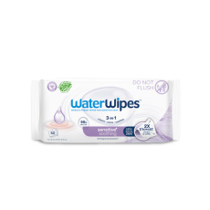 WATERWIPES Ubrousky vlhčené Soothing clean bez obsahu plastů 60 ks