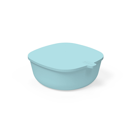 CHICCO Miska s víkem stohovatelná blue 6m+ CHICCO Miska s víkem stohovatelná blue 6m+